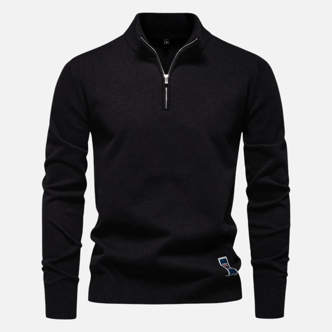 Herren Viertel-Zip Pullover für lässige Anlässe 6