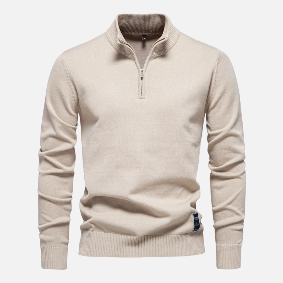 Herren Viertel-Zip Pullover für lässige Anlässe 8
