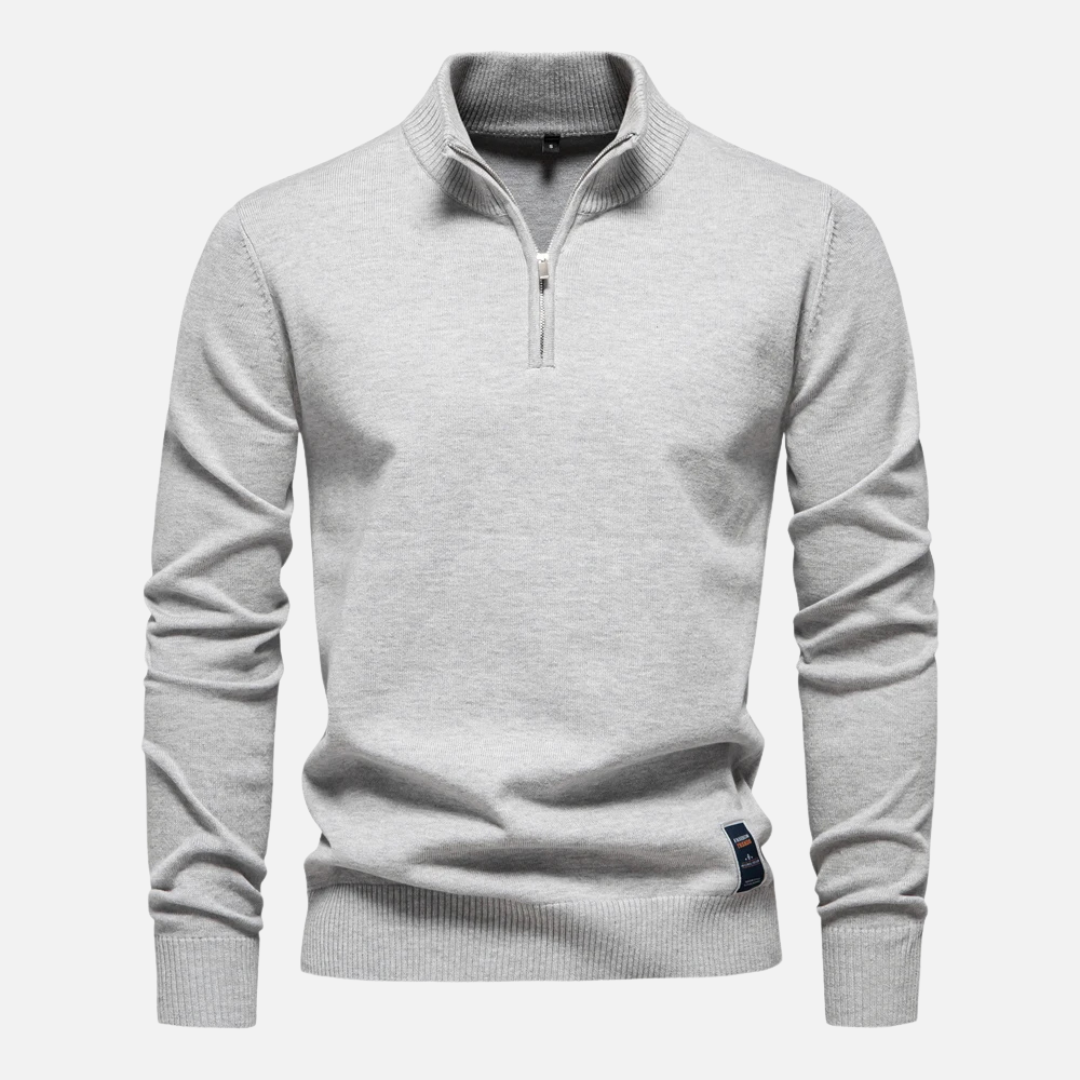 Herren Viertel-Zip Pullover für lässige Anlässe 9