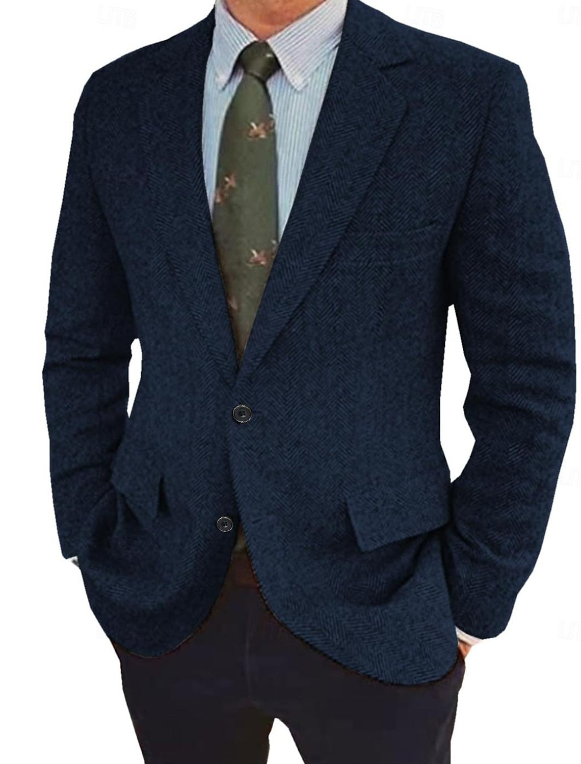Herren Vintage Blazer im klassischen Stil 1