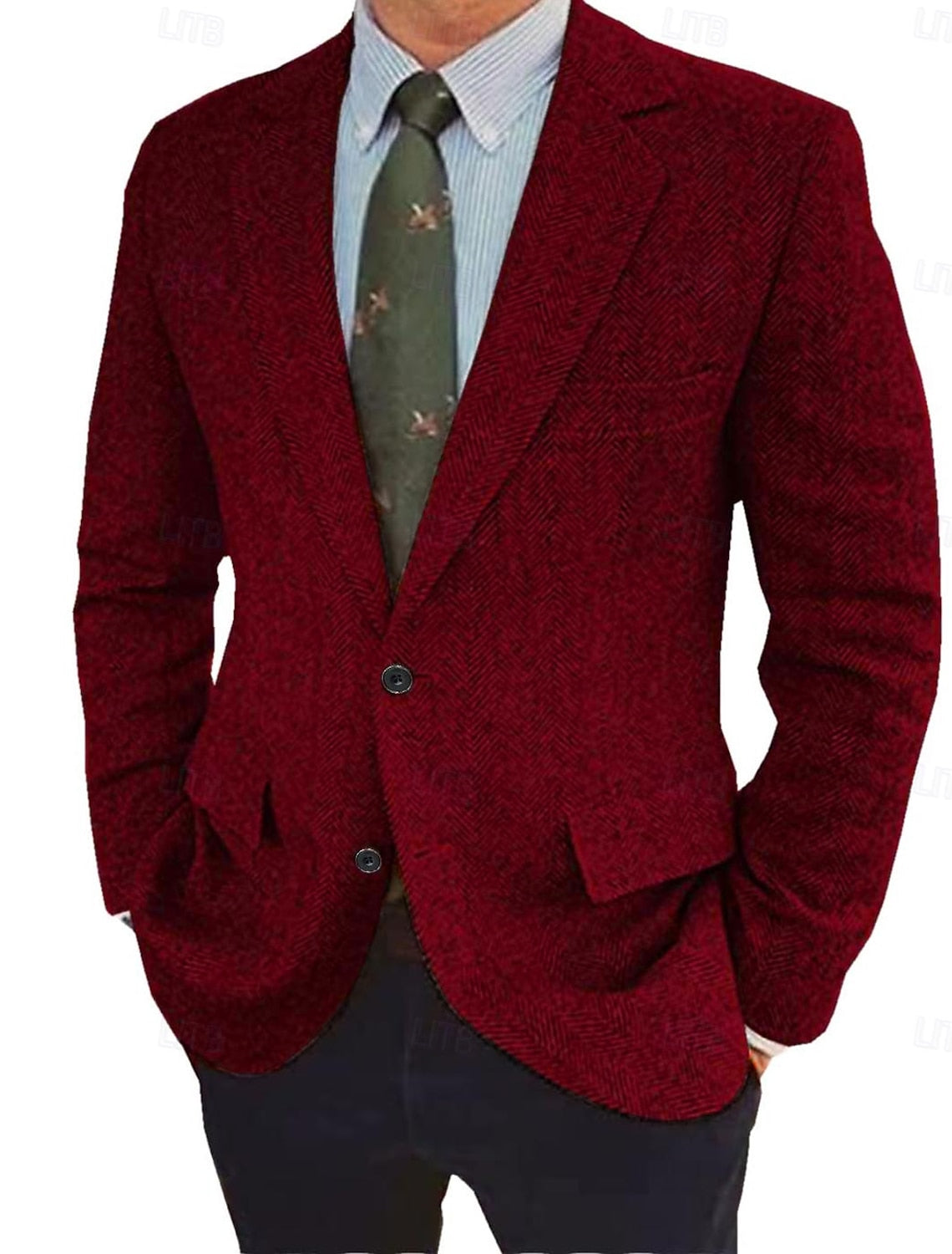 Herren Vintage Blazer im klassischen Stil 3