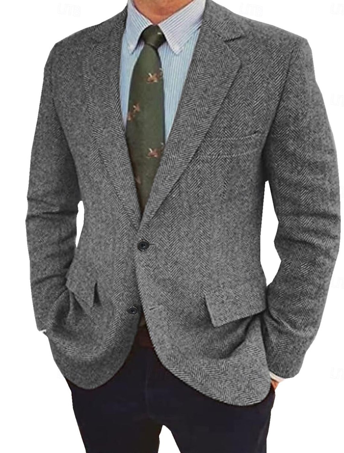 Herren Vintage Blazer im klassischen Stil 7