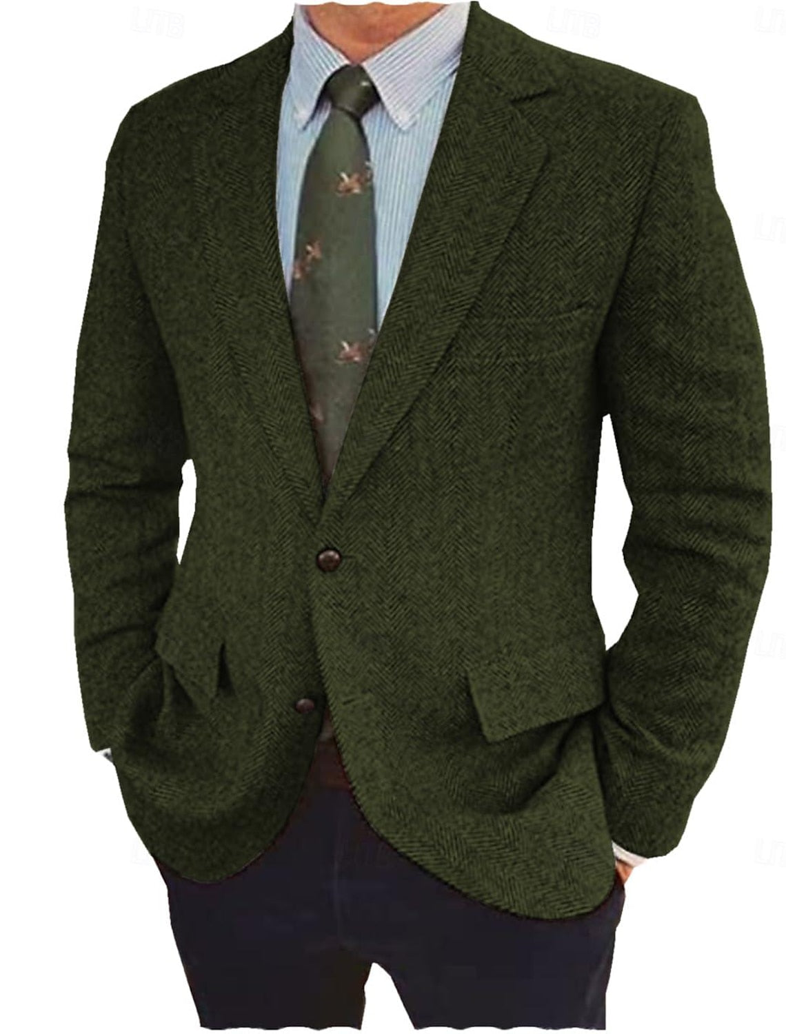 Herren Vintage Blazer im klassischen Stil 8