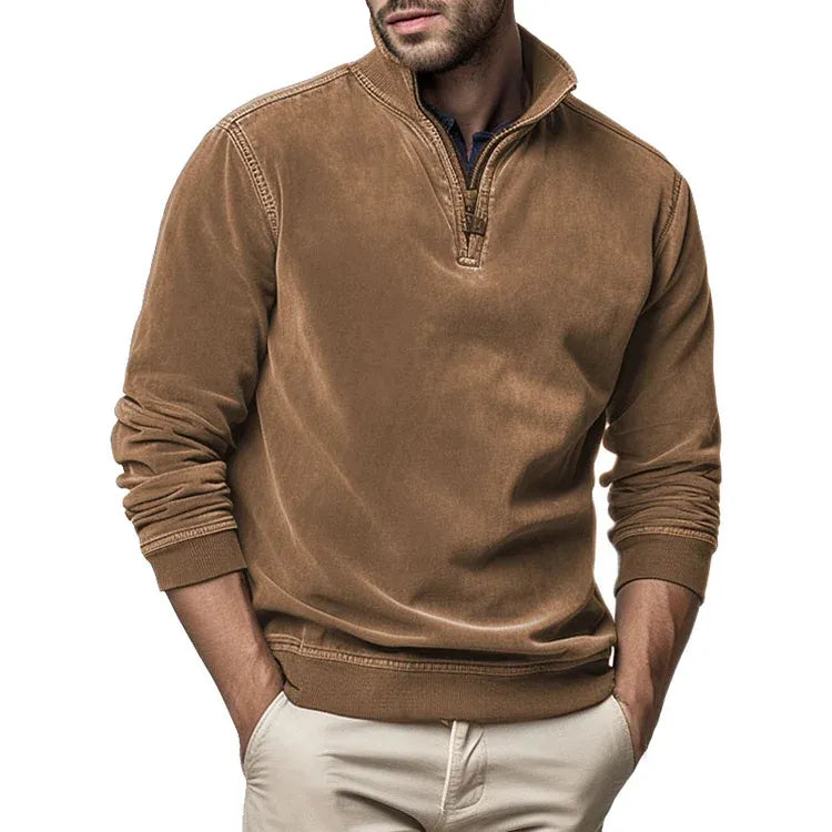 Herren Vintage Fleece Sweatshirt für kühle Tage 2
