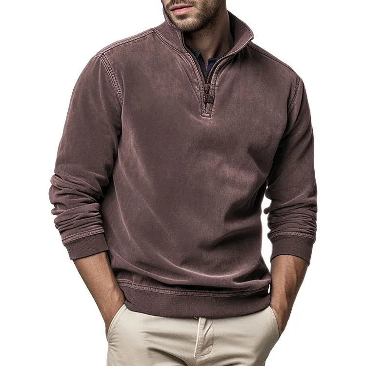 Herren Vintage Fleece Sweatshirt für kühle Tage 3