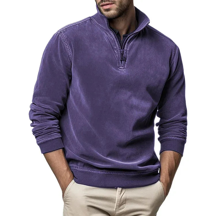 Herren Vintage Fleece Sweatshirt für kühle Tage 5