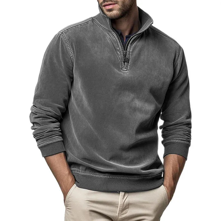 Herren Vintage Fleece Sweatshirt für kühle Tage 9