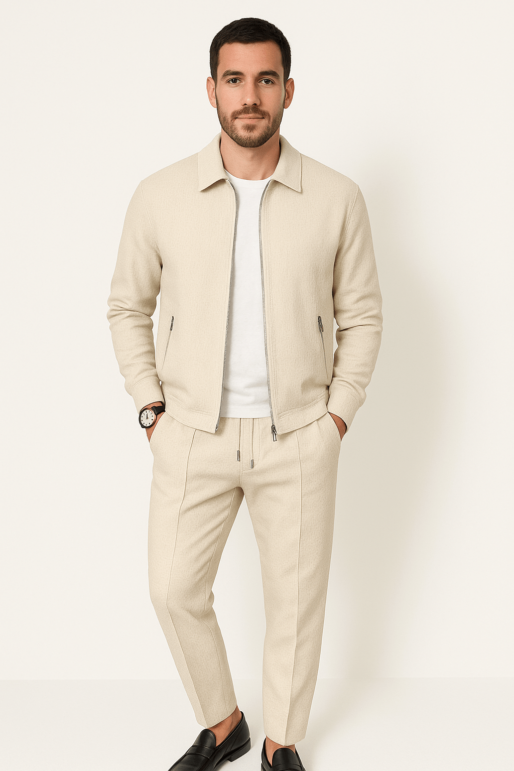 Men's Waffle Knit Set