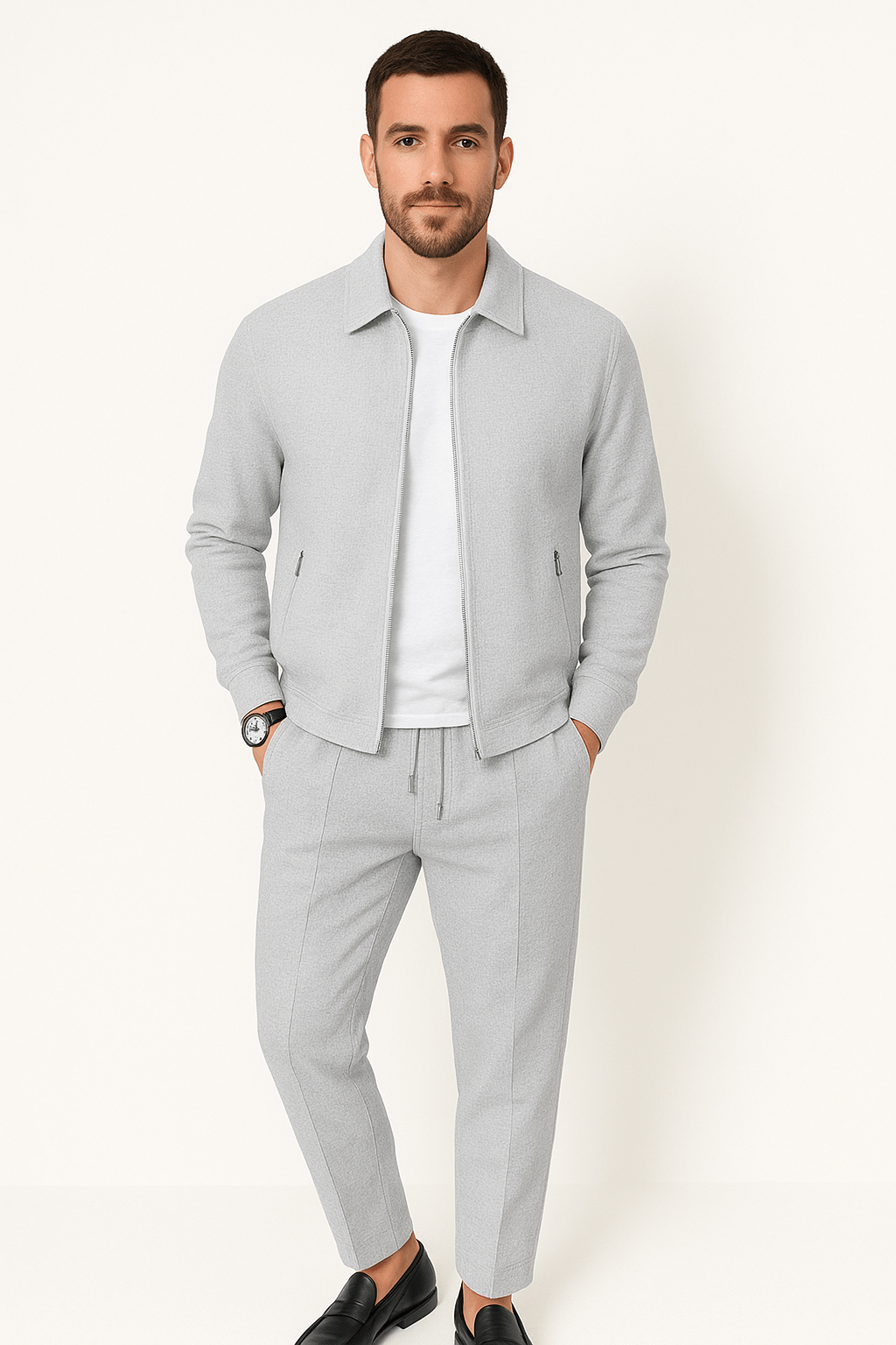 Men's Waffle Knit Set