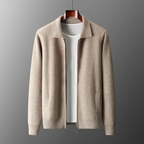 Herren Weste mit Reißverschluss im Minimalistischen Design 0