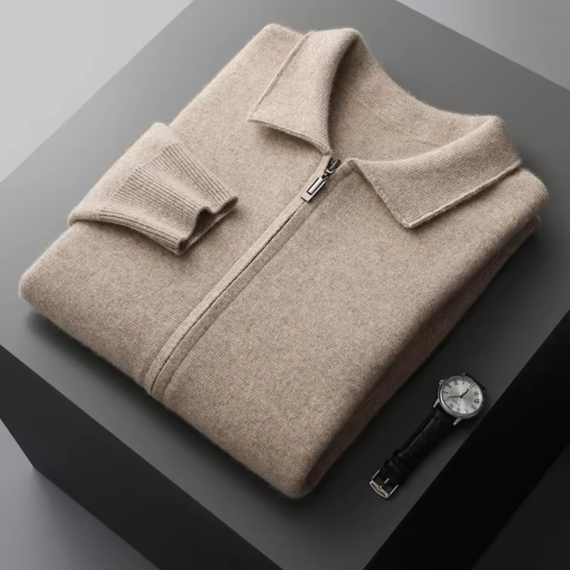Herren Weste mit Reißverschluss im Minimalistischen Design 2