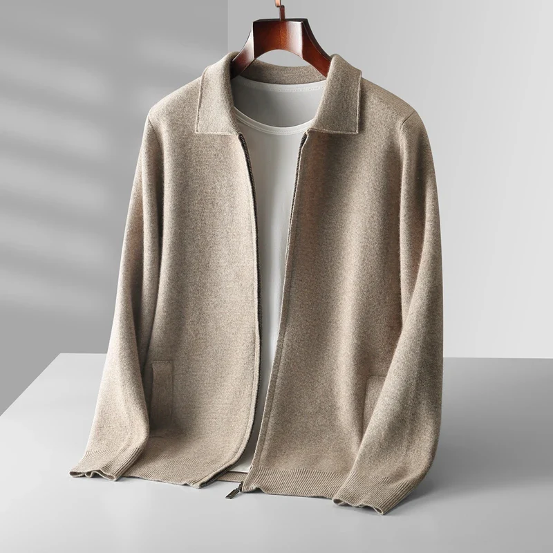 Herren Weste mit Reißverschluss im Minimalistischen Design 4