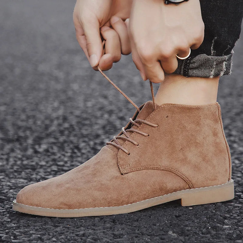 Herren Wildleder Westernstiefel für Stil und Komfort 1