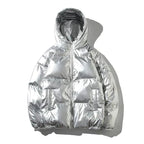 Herren Winter-Pufferjacke mit Windschutz 4