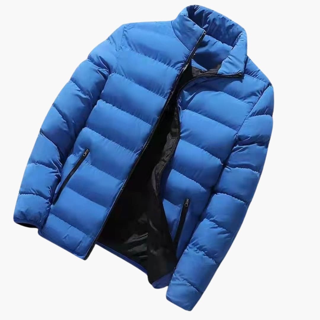 Herren Winterjacke mit Reißverschluss und Seitentaschen 6
