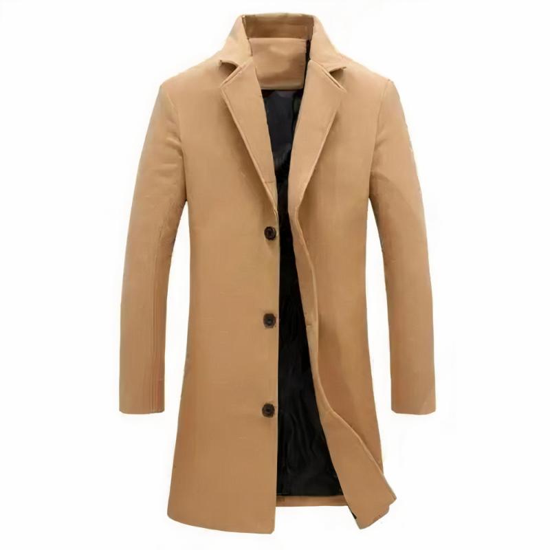 Herren Wintermantel mit Klassischem Schnitt und Praktischen Taschen 2