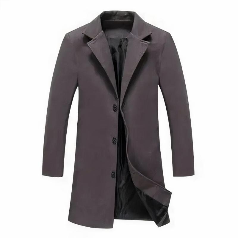 Herren Wintermantel mit Klassischem Schnitt und Praktischen Taschen 4