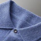 Herren Woll Polo Langarm mit Zeitlosem Design 2