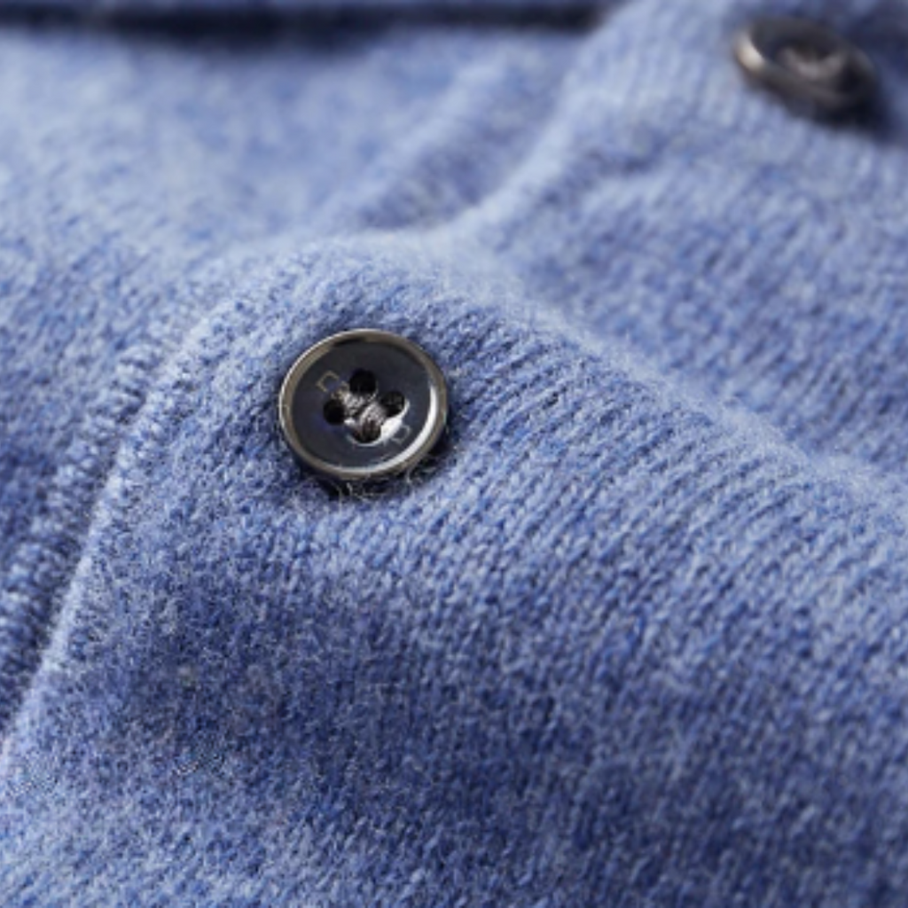 Herren Woll Polo Langarm mit Zeitlosem Design 3