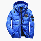 Herrenjacke mit Kapuze und Reißverschluss 2