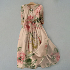 Kobieta Sukienka Vintage z Koronką Elegancka i Stylowa 2