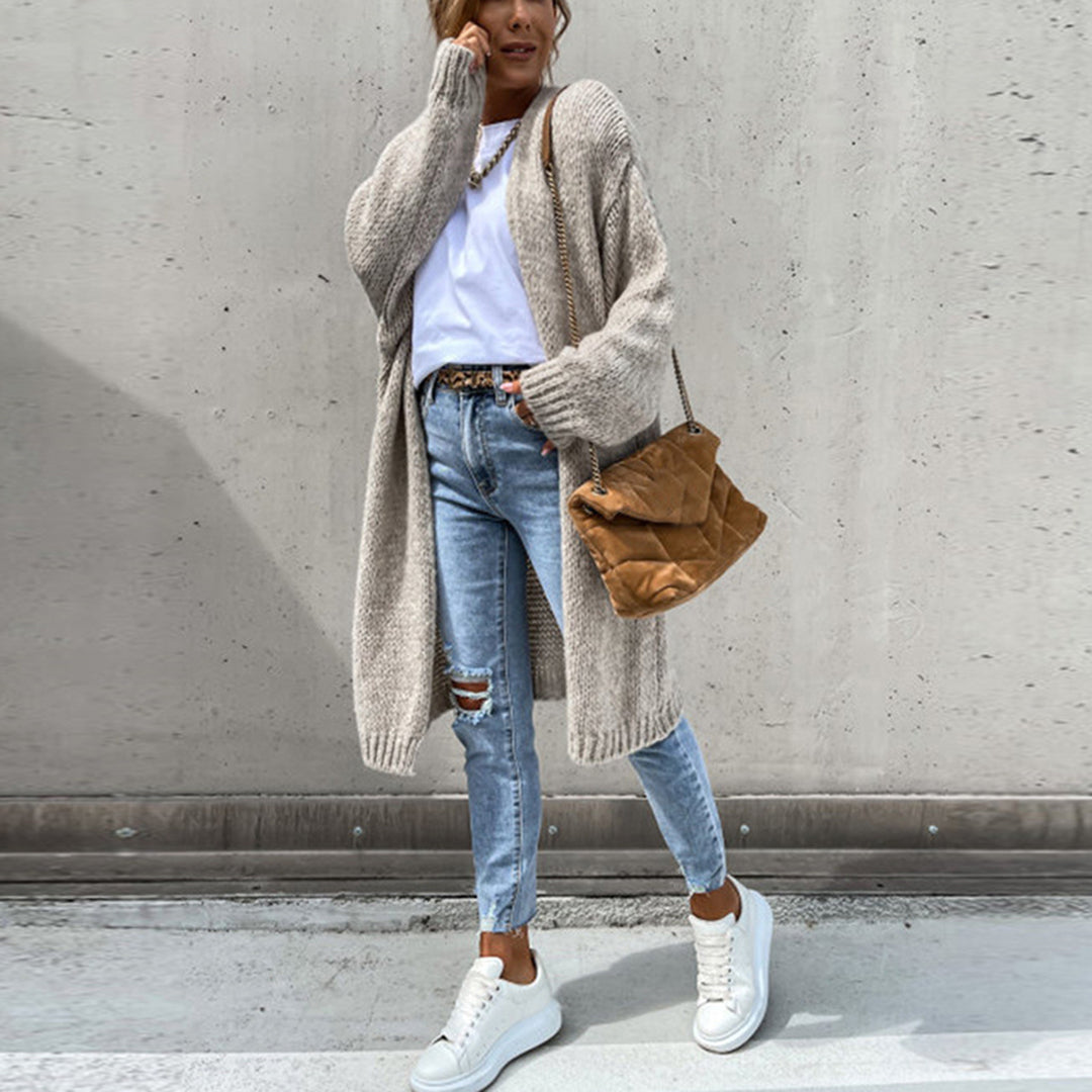 Lange Strickjacke Damen - Vielseitiger Cardigan für Jeden Anlass 1