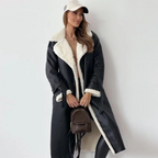 Langer Winter Mantel Damen – Eleganter Übergangsmantel 2