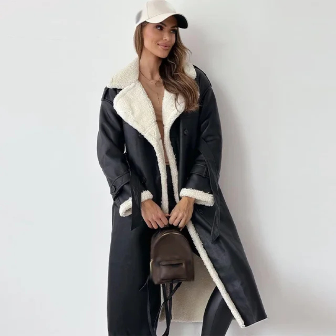 Langer Winter Mantel Damen – Eleganter Übergangsmantel 2