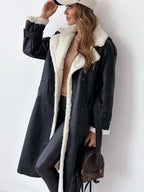 Langer Winter Mantel Damen – Eleganter Übergangsmantel 3