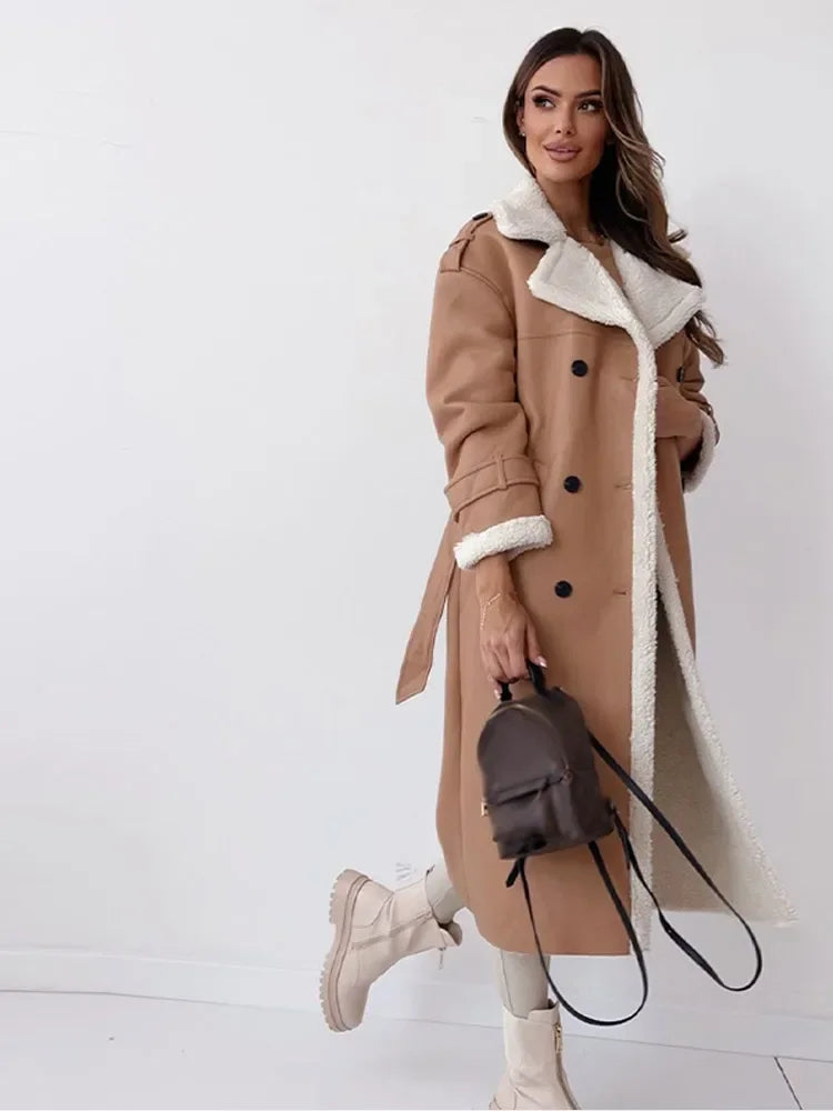Langer Winter Mantel Damen – Eleganter Übergangsmantel 4