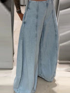 Lässige Damen Jeans mit hohem Bund