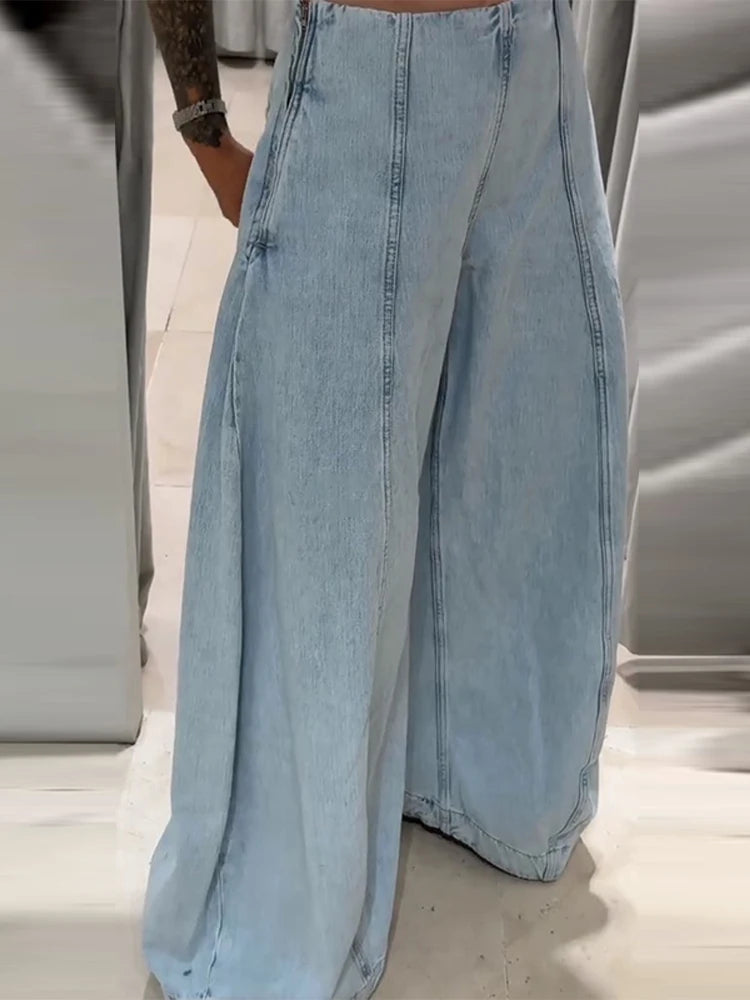 Lässige Damen Jeans mit hohem Bund