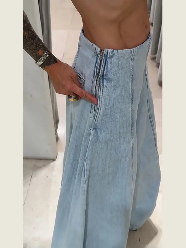 Lässige Damen Jeans mit hohem Bund