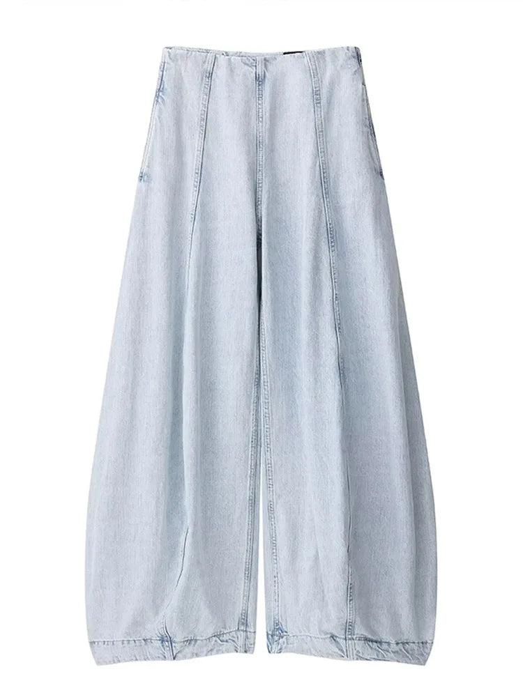 Lässige Damen Jeans mit hohem Bund