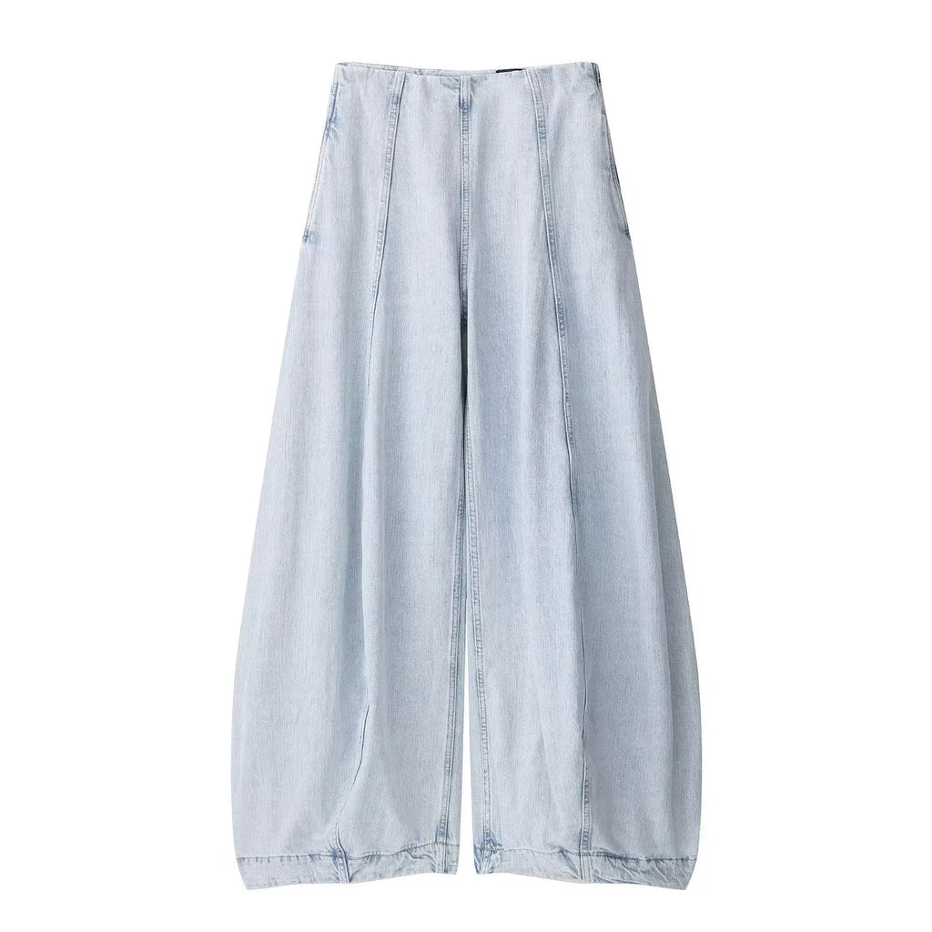Lässige Damen Jeans mit hohem Bund