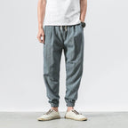 Lightweight Men's Comfort Trousers made of Cotton and Linen
