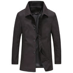 Männer Lange Winddichte Jacke für Herbst und Outdoor 0