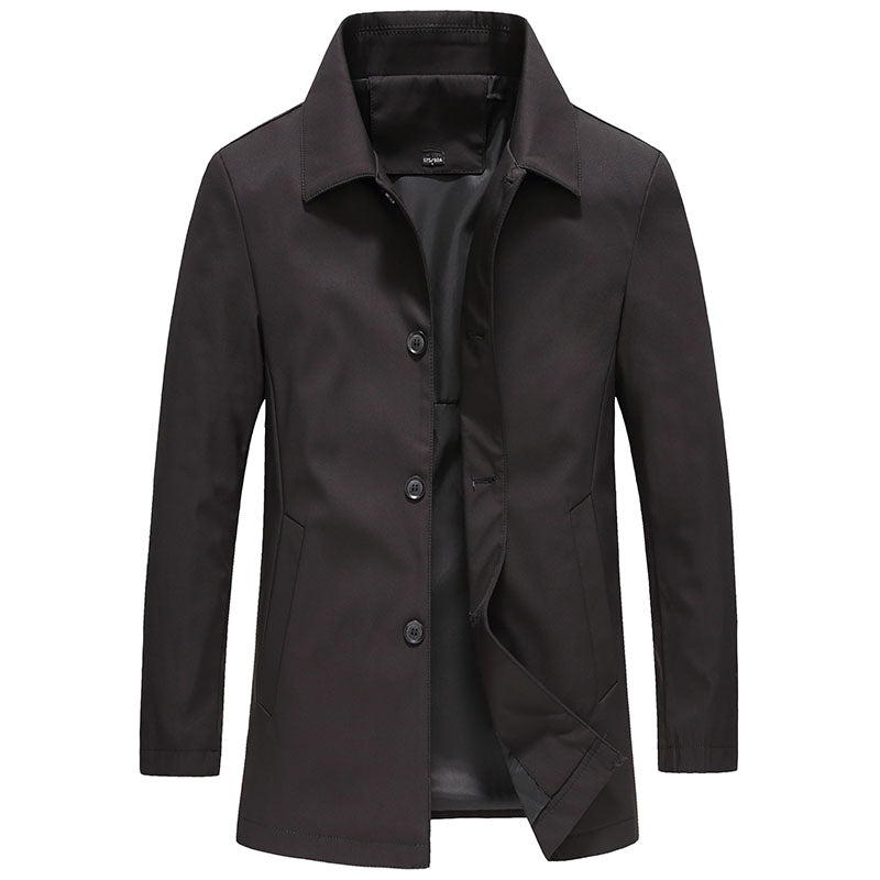 Männer Lange Winddichte Jacke für Herbst und Outdoor 0