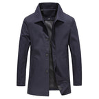 Männer Lange Winddichte Jacke für Herbst und Outdoor 2
