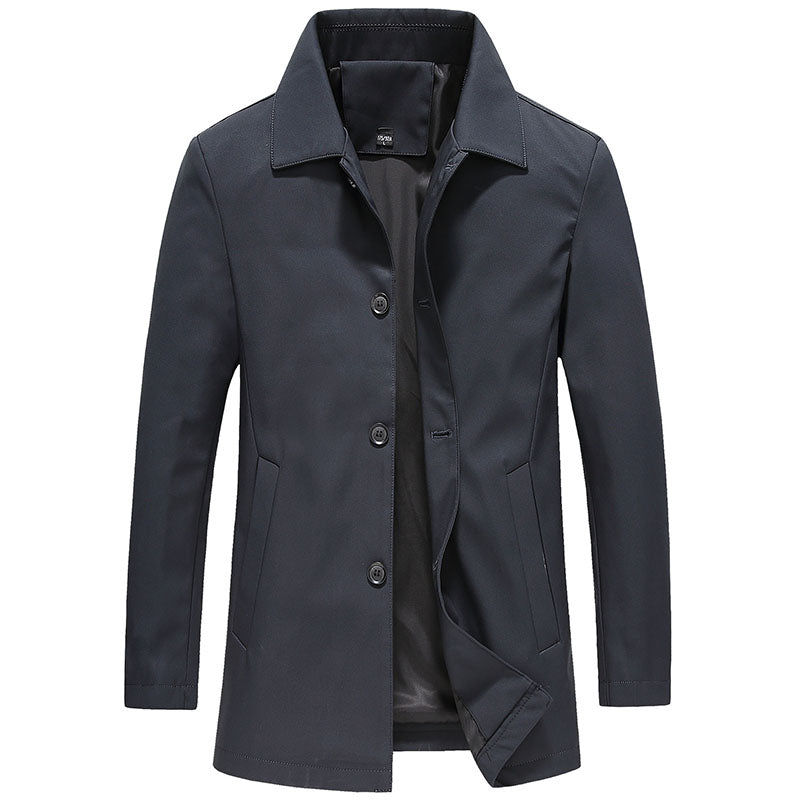 Männer Lange Winddichte Jacke für Herbst und Outdoor 5