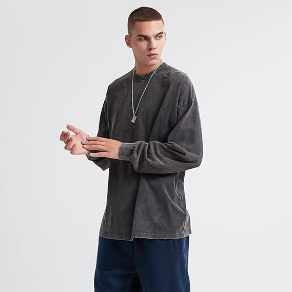 Männer Oversized Pullover für lässige Anlässe 1