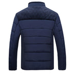 Männer Pufferjacke mit Stehkragen für den Herbst 1