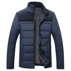 Männer Pufferjacke mit Stehkragen für den Herbst 2