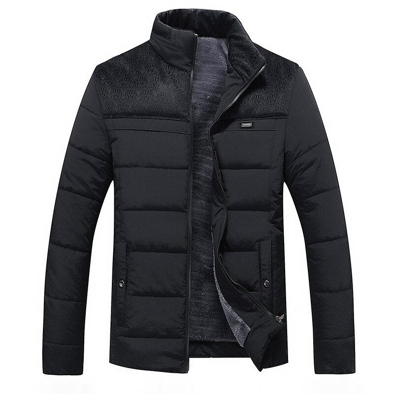 Männer Pufferjacke mit Stehkragen für den Herbst 3