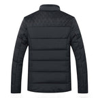 Männer Pufferjacke mit Stehkragen für den Herbst 5