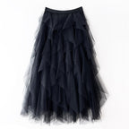Layered tulle skirt for women