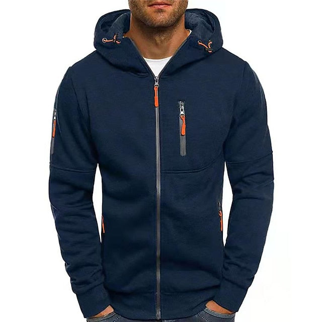 Męska Hoodie z Wysokiej Jakości Materiałów 0