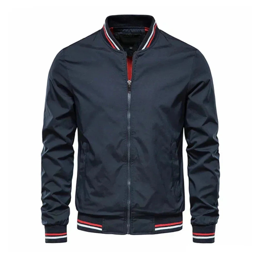 Męska Lekka Kurtka Bomber - Sportowa i Elegancka Odzież Wierzchnia 8