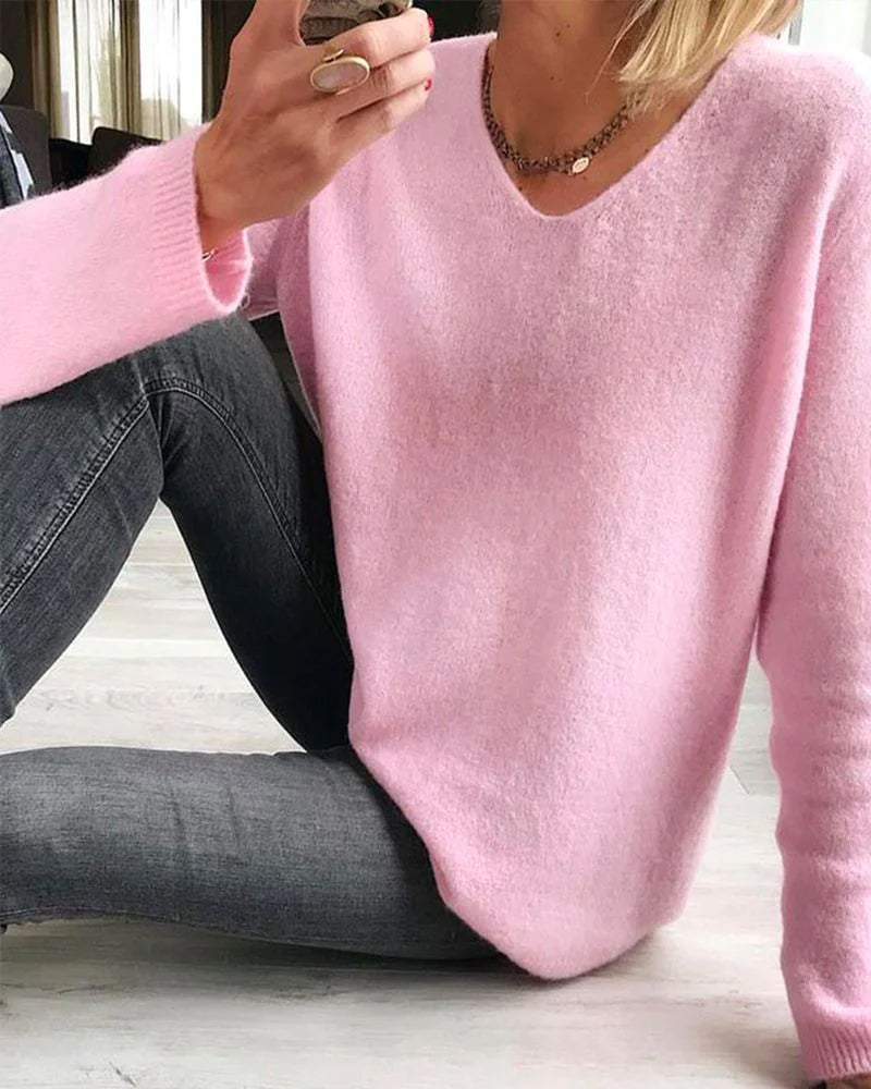 Męski Sweter z Długim Rękawem w Stylu Casual 1