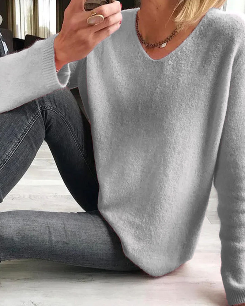 Męski Sweter z Długim Rękawem w Stylu Casual 3
